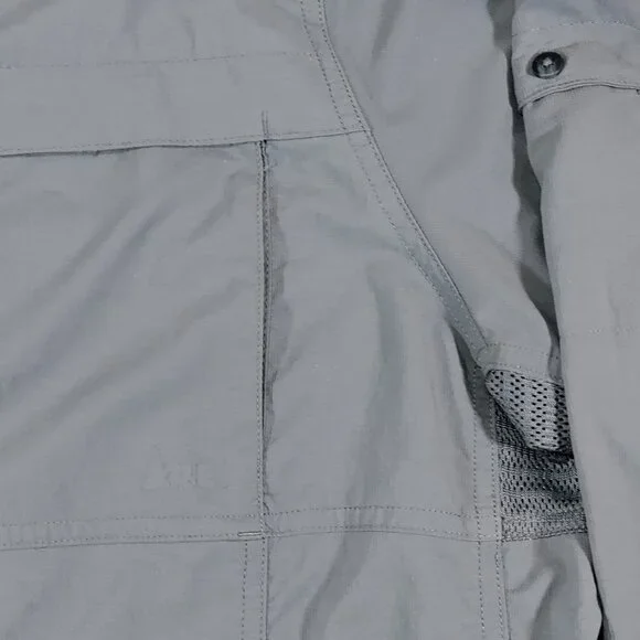 REI Co-op Shirt Men XXL Blue Sahara Tech Long Sleeve Vented Nylon Fishing Hiking - Picture 4 of 11